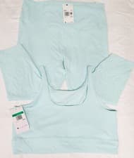 Image of Nike Yoga Luxe Leggings High Rise Sz XXL Top Sz XL Women's Light Blue NWT