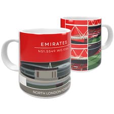 Image of Arsenal Mug Emirates Stadium 11oz.