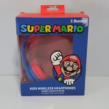 Image of Super Mario Kids Bluetooth Headphones 85dB Volume Limited Wireless Headset