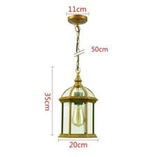 Image of Outdoor Pendant Light Balcony Pendant Lighting Hotel Ceiling Lights Garden Lamps