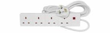 Image of Mercury 4-Way Extension Lead, Neon