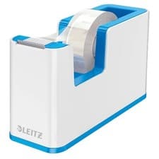 Image of Leitz WOW Tape Dispenser White/Blue 53641036