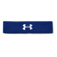 Image of Under Armour Men's Performance Headband , Royal Blue (400)/White , One Size Fits