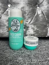 Image of sol de janeiro set Coco Cabana Cream and Cleanser set