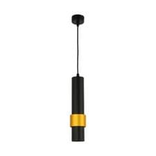 Image of Black or Gold Sleek Cylinder Pendant Downlight GU10
