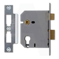 Image of Union L2249 Euro Cylinder(Yale Style) Sashcase 64mm/2.5" Satin Chrome