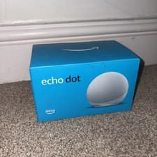 Image of New Amazon Echo Dot 5th Gen. Alexa Smart Speaker - Glacier White