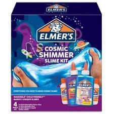 Image of Elmer's Cosmic Shimmer Slime Kit | Contains Elmer's Metallic (Blue) and Colour P