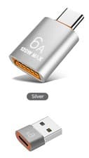 Image of 120W 6A USB OTG Adapter USB 3.0 A Male To Type C Female Converter Fast Charger