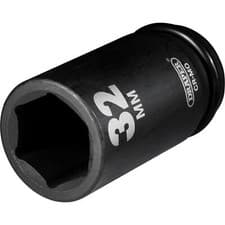 Image of Draper Expert 3/4" Drive Deep Hexagon Impact Socket Metric 32mm