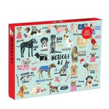 Image of Hot Dogs A-Z 1000 Piece Puzzle by Mudpuppy | 2017