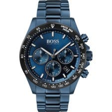 Image of Hugo Boss HB1513758 Hero Sport Lux Mens' Blue Stainless Chrono Watch + Gift Bag