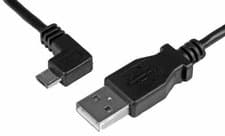 Image of STARTECH - Left Angled Micro USB Charge & Sync Cable, 1m