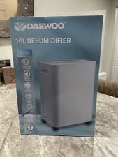 Image of Daewoo 16L Dehumidifier COL1612 White Portable - 24hr Timer - Room Size 20-30m2