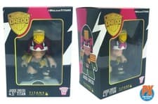Image of 2000AD Titans Judge Dredd PX Exclusive Vinyl Figue Cursed Earth Version