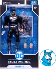 Image of Superman Black Suit - Rebirth - 7inch DC Multiverse McFarlane Figure