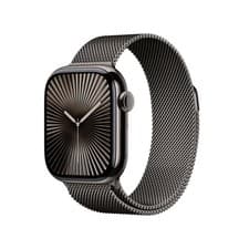 Image of Apple Watch Series 10 GPS + Cellular, 46mm Slate Titanium Case with Slate