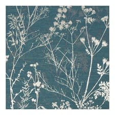 Image of Superfresco Hedgerow Teal Wallpaper