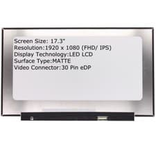 Image of For ASUS VivoBook 17 X712JA-AU651W FHD IPS 17.3" LED Screen Display Panel 30Pin