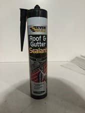 Image of Everbuild 310ml Roof and Gutter Sealant - Black