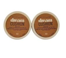 Image of Maybelline New York Dream Cushion Fresh Face Liquid Foundation,Cocoa 60 (2 PACK)