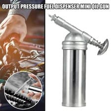Image of 80CC Mini Push Grease Gun Stainless Steel + 2 Tips 0.6mm