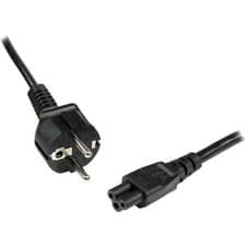 Image of Startech 3M 10Ft Laptop Power Cord Eu Schuko To C5 2.5A 250V 18Awg Laptop Replac