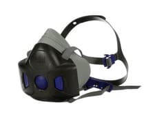 Image of 3M HF-802 SECURE CLICK HALF MASK MEDIUM BLACK MEDIUM