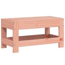 Image of Garden Footstool Outdoor Ottoman Footrest Solid Wood Douglas vidaXL