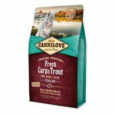 Image of Carnilove Fresh Carp & Trout Complete Adult Cat Food Grain Free 80% Meat Content
