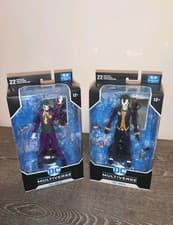 Image of McFarlane DC Multiverse Batman: Joker Dc Rebirth & Joker Arkham Asylum MNIB Lot