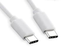 Image of Fast Charging And Data Sync Type C to Type C - White 1 Meter Cable