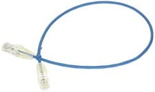 Image of StarTech.com 0.5 m CAT6 Cable - Slim CAT6 Patch Cord - Blue - Snagless RJ45 Conn