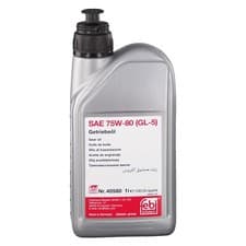 Image of Febi Bilstein SAE 75W-80 Gearbox Oil GL-5 Transmission Fluid 1L 1 Litre 40580