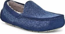 Image of New Ugg Ascot Suede Wool Dspp Navy Blue Slide Slip on Mens Size 7 (1103890)
