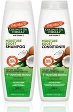 Image of Palmers Coconut Oil Formula Moisture Boost Shampoo & Conditioner Set-400ml-!!!