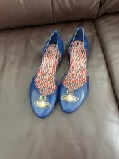 Image of Vivienne Westwood × Melissa Anglomania Ballet Flats Logo Size 3,5 (36 Eu)