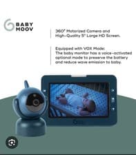 Image of Babymoov 5" Yoo Master Plus Video Baby Monitor
