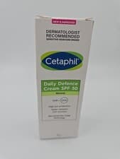 Image of Cetaphil Daily Defence Cream Moisturiser SPF 50 For Face Water Resistant 50g
