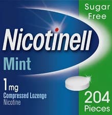 Image of Nicotinell Mint Nicotine Lozenge 1mg Quit Smoking Aid Sugar Free x204 pieces