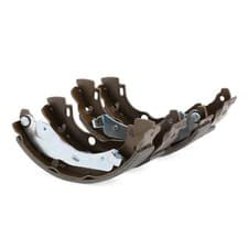 Image of Delphi LS1929 Rear Axle Brake Shoe Set For Citroen Dacia Nissan Renault