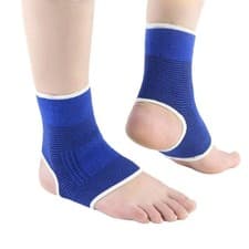 Image of Elastic Ankle Support Brace Compression Sleeve Sports Foot Protector 1 Pair UK