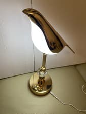 Image of White And Gold Table Lamps
