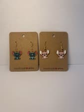 Image of Stitch Earrings 2 Pairs Lilo and Stitch