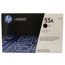 Image of HP 55A Black Toner Cartridge CE255A Genuine Original LaserJet Enterprise Printer