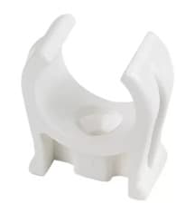 Image of 15mm Snap In Open Pipe Clip White Talon OPS15 Qty 100 The Professional Choice