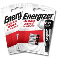 Image of 4 x ENERGIZER 4LR44 Alkaline 6V Batteries A544 PX28A 476A *LONG EXPIRY*