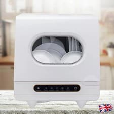 Image of 5 Programs Mini Table Top Dishwasher Portable Countertop Dishwasher Machine UK