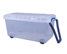Image of Really Useful 160L Plastic Storage Box Clear 160 LITRE