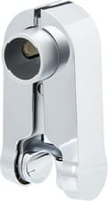 Image of Aqualisa Pinch Grip sliding handset holder - 25mm - Satin Chrome